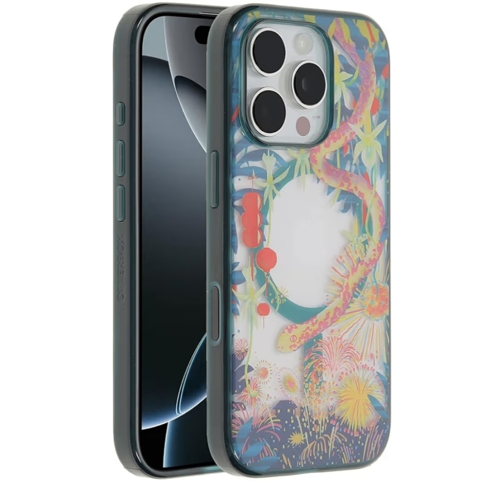 OtterBox iPhone 16 Pro Lumen Series Case - Year of The Snake Green